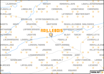 map of Maillebois