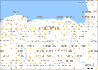 map of Maillette