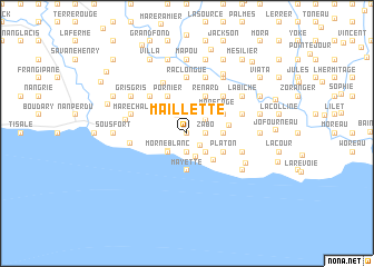 map of Maillette