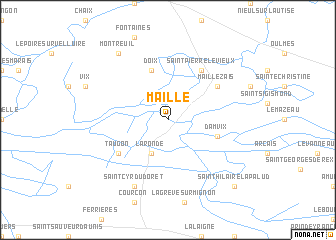 map of Maillé