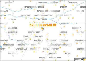 map of Maillofargueix