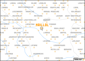 map of Maillol