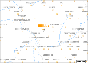 map of Mailly