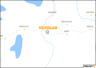 map of Maïmadjia