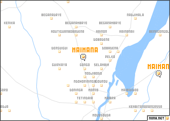 map of Maïmana