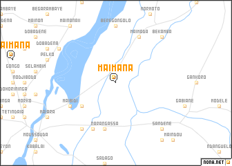 map of Maïmana