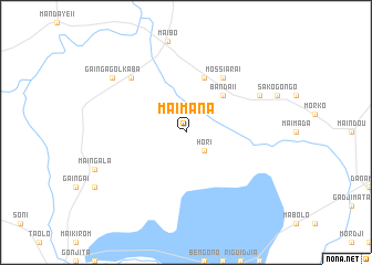 map of Maïmana