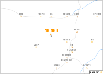map of Maïman