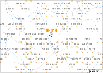 map of Maima