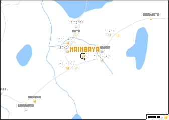 map of Maïmbaya