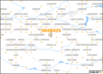 map of Maimbiers