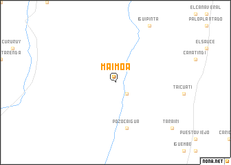 map of Maimoa