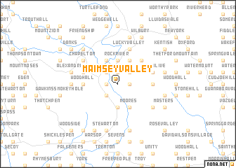 map of Maimsey Valley