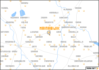 map of Mainabijik