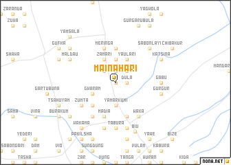 map of Maina Hari