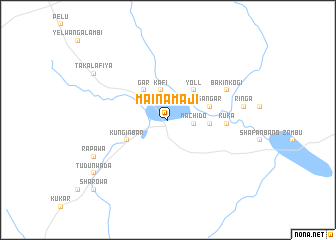 map of Maina Maji