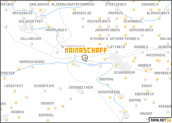 map of Mainaschaff