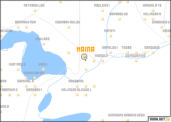map of Maïna