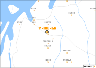 map of Maïnbaga