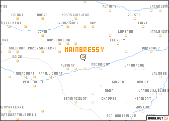 map of Mainbressy