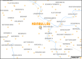 map of Mainbullau