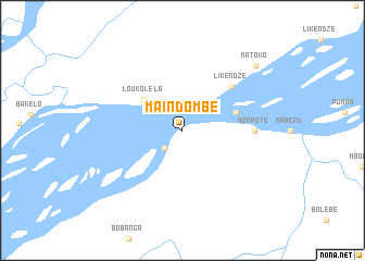 map of Maindombe