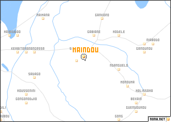 map of Maïndou