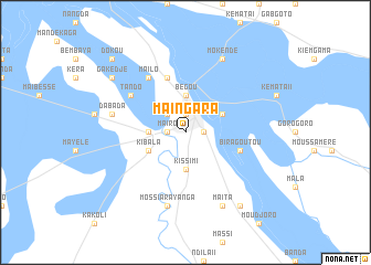 map of Maïngara