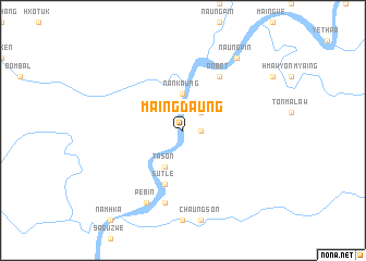 map of Maingdaung