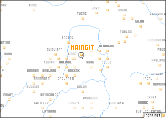 map of Maingit