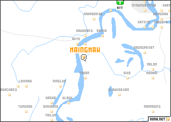 map of Maingmaw