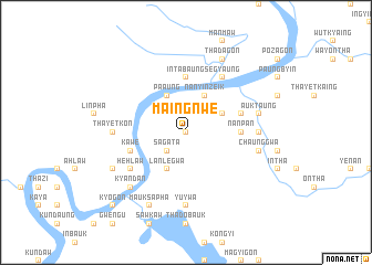 map of Maingnwe