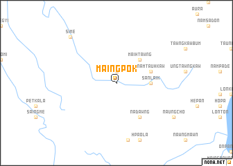 map of Maingpok