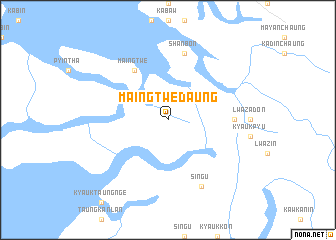 map of Maingtwedaung