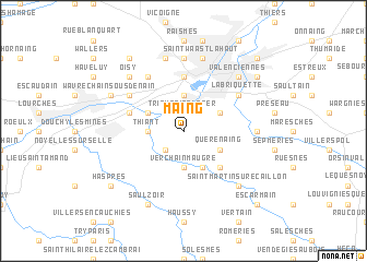 map of Maing