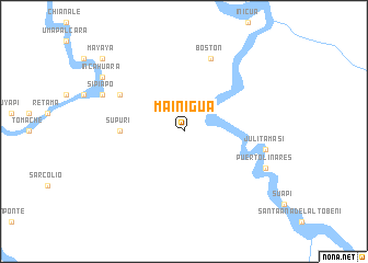 map of Mainigua