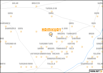 map of Mainikuay