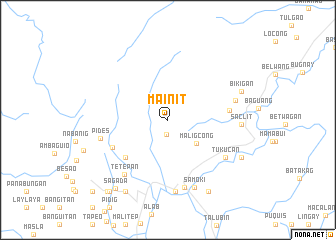 map of Mainit