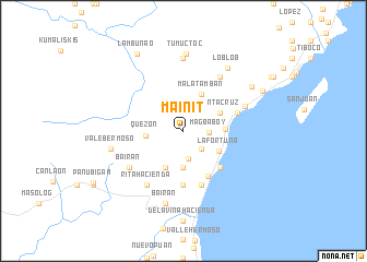 map of Mainit