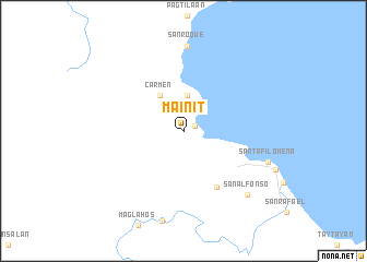 map of Mainit