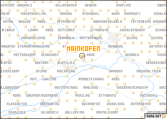 map of Mainkofen