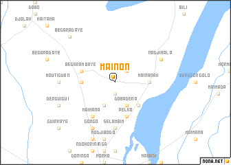 map of Maïnon