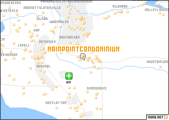 map of Main Point Condominium