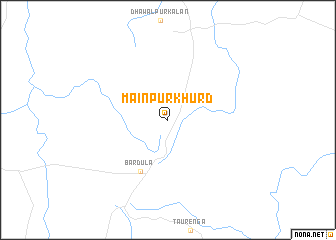 map of Mainpur Khurd