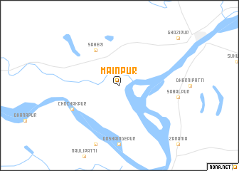 map of Mainpur