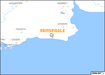 map of Mainsriddle