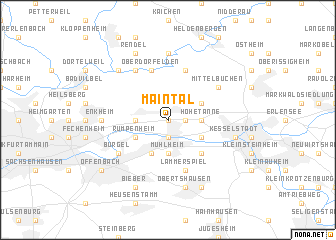 map of Maintal