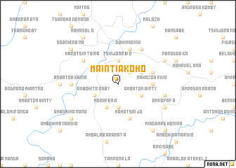 map of Maintiakoho