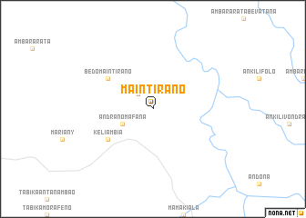 map of Maintirano