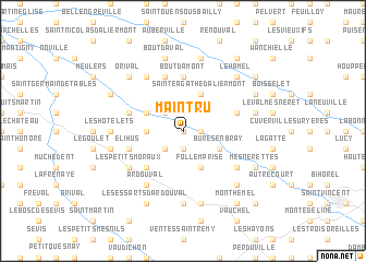 map of Maintru